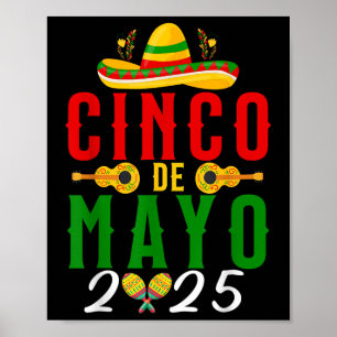 Poster Cinco de Mayo 2025 Partido Fiesta 5 De Mayo