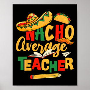 Poster Cinco De Mayo Byck Para A Média Nacho Mexicana