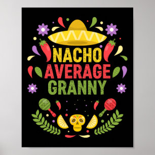 Poster Cinco De Mayo Divertida Nacho Avó Média
