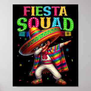 Poster Cinco de Mayo Fiesta Squad Engraçados Rapazes Dabi
