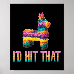 Poster Cinco De Mayo Funny Pinata - Eu Atingi Que