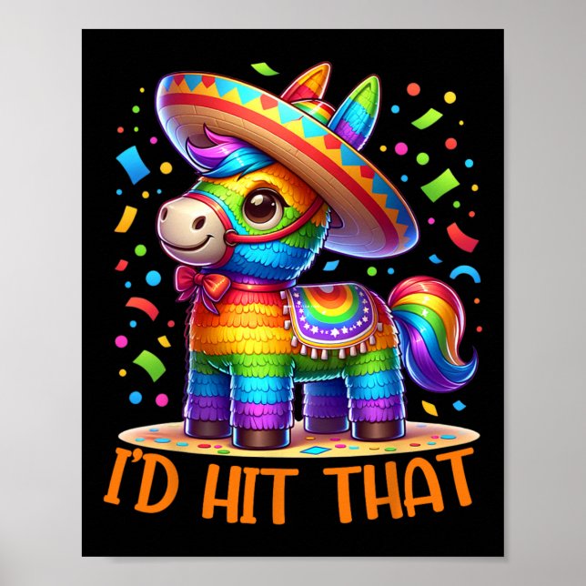Poster Cinco De Mayo Ideias Divertidas Eu Acertaria Aquel (Frente)