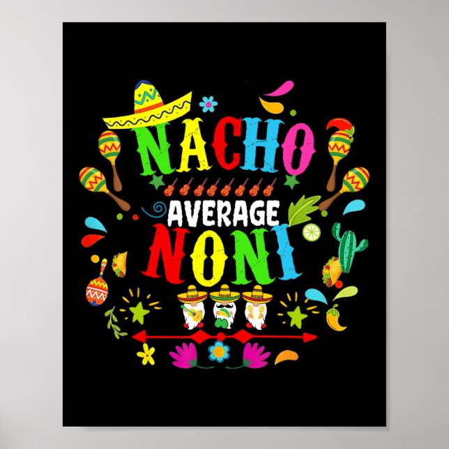 Poster Cinco De Mayo Noni  (Frente)