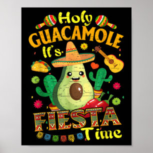 Poster Cinco de Mayo, tempo de Guacamole Fiesta mexicano
