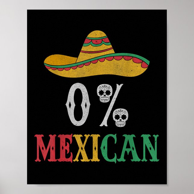 Poster Cinco Engraçados De Mayo, México, Festa 0% (Frente)