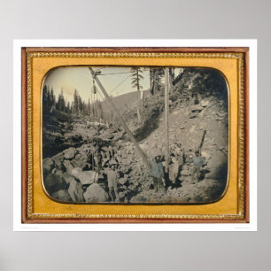 Poster Cinco mineiros do riverbed… (40064)