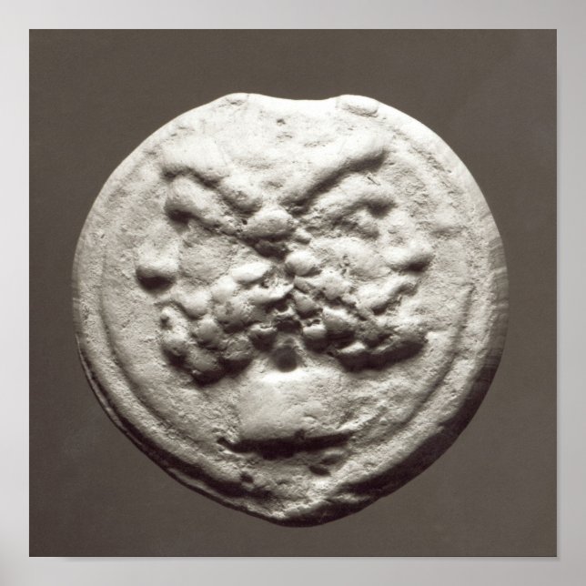 Pôster Cinco moedas representando Janus, Júpiter (Frente)