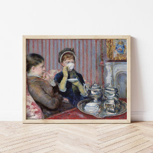 Poster Cinco O'Clock Tea Mary Cassatt