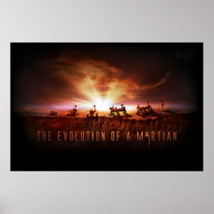 Poster Cinco veículos Mars bem-sucedidos