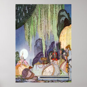 Poster Cinderella de Kay Nielsen na bola