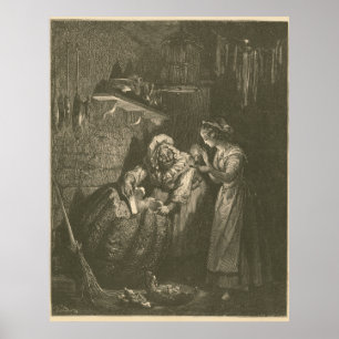 Poster Cinderella Pumpkin - Gustave Doré