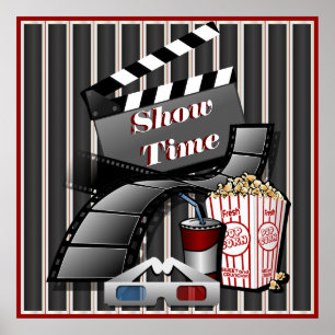 Pôster Cinema em tempo de exibição