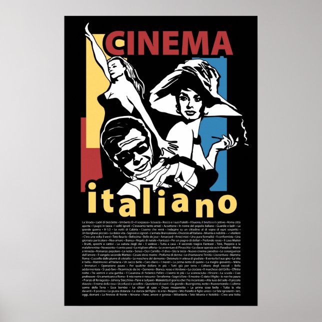 Poster Cinema Italiano (Frente)