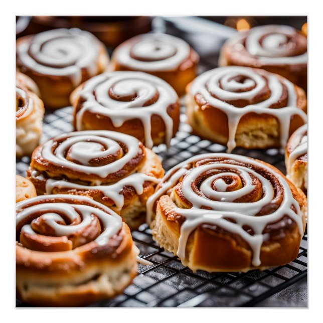 Pôster Cinnamon Roll (Frente)