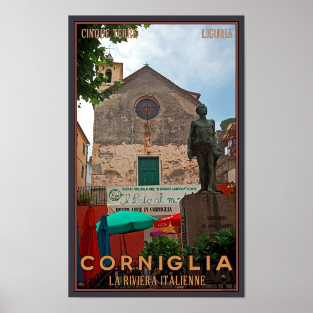 Poster Cinque Terre - Corniglia (Frente)