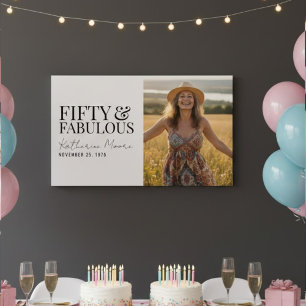 Poster Cinquenta e Fantástico Foto Aniversário de 50 anos