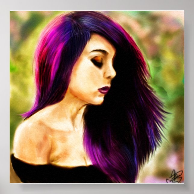 Pôster Cinquenta Sombras De Roxo (Frente)