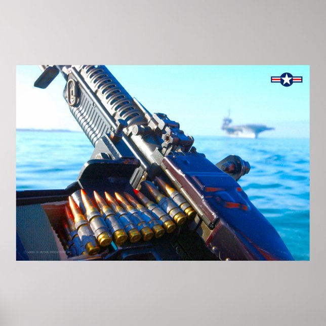 POSTER CINTO DE MUNIÇÃO M60 (Frente)