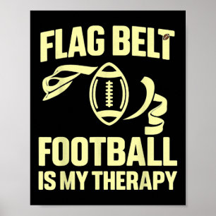 Poster Cinto de Terapia de Futebol Americano Liga de Espo