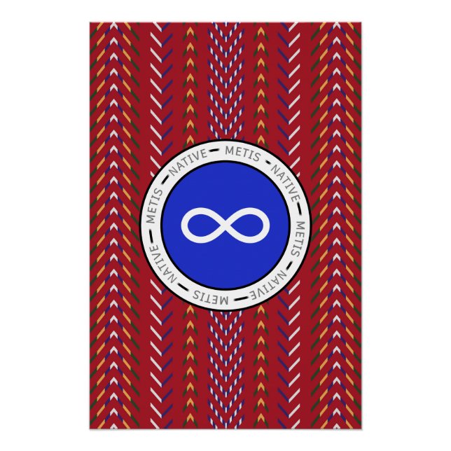 Pôster Cinto Nativo Métis (Frente)