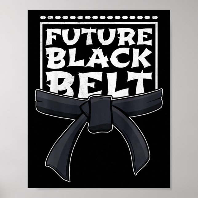 Poster Cinto Negro Futuro (Frente)