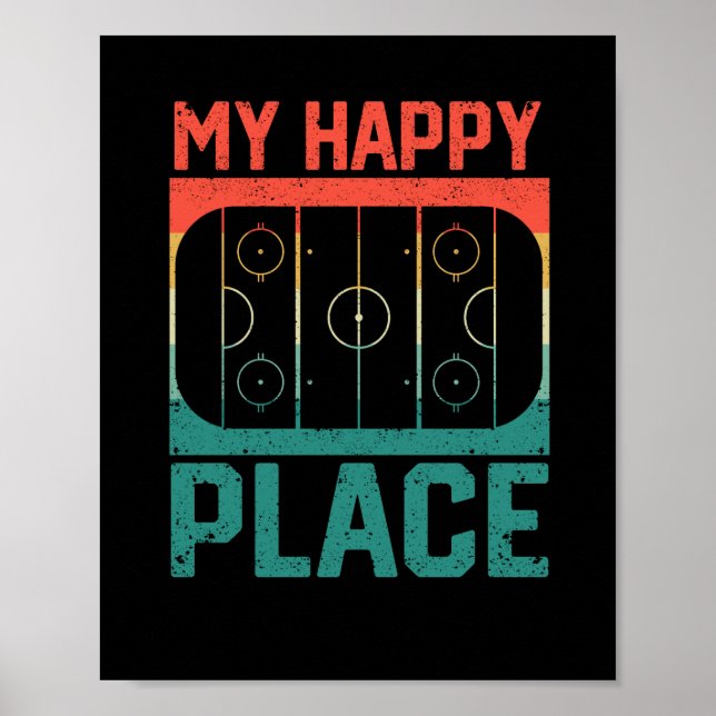 Poster Cintura de gelo na pista de gelo no gelo inverno (Frente)