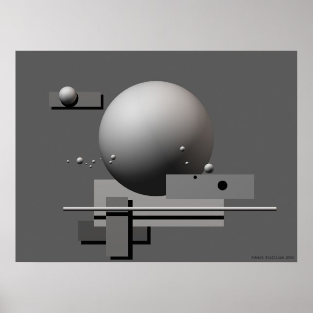 Pôster Cinza (Frente)