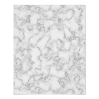 Pôster Cinza de Padrão Marble Fundo de Pedra Branca Marmo