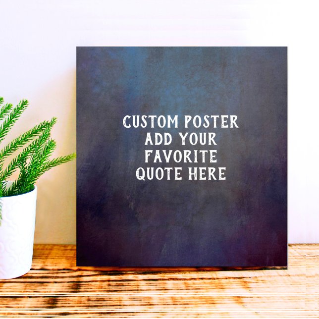 Poster cinza escura e textura em apuros azuis adicionam u (Criador carregado)