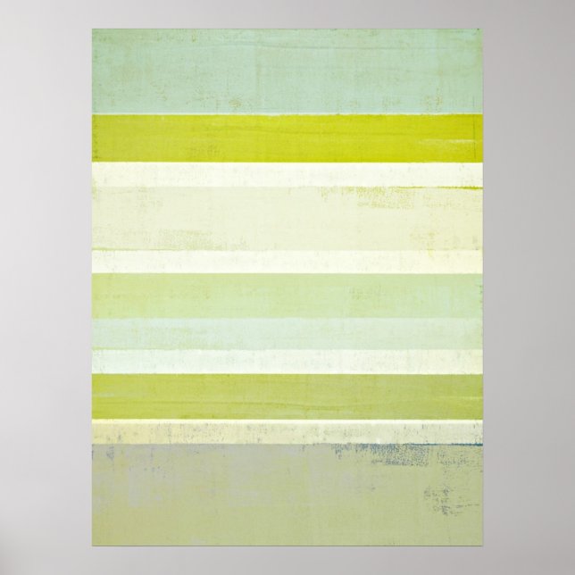 Pôster cinza 'Expectativa' e Arte Abstrato castanha (Frente)