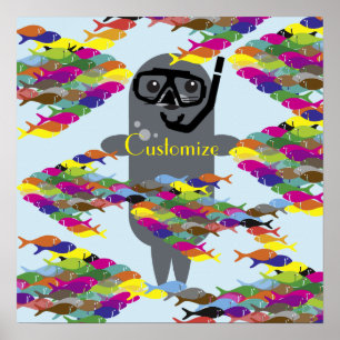 Poster Cinza Seal Thunder_Cove