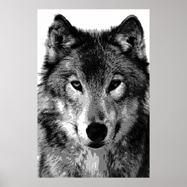 Poster Cinza Wolf (Frente)