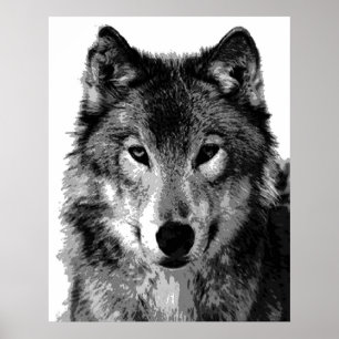 Poster Cinza Wolf