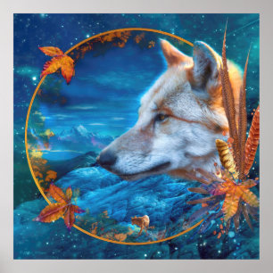 Poster Cinza Wolf THE EXCELENTE QUEST