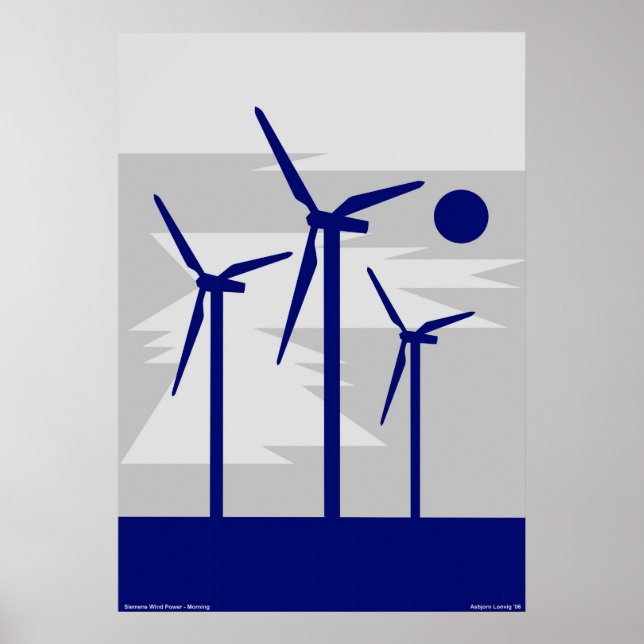 Poster Cinzas de Suris de Moinhos (Siemens Wind Power) (Frente)