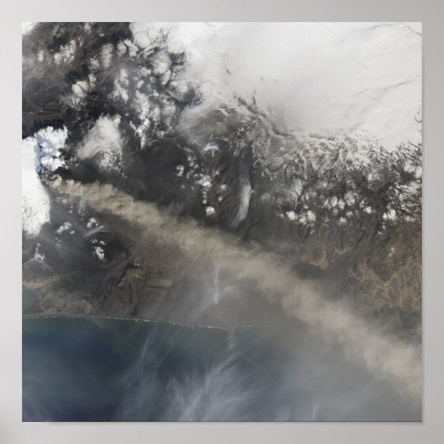 Poster Cinzas e vapor continuam a ser ondulados (Frente)