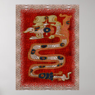 Poster Cipactos Mayan
