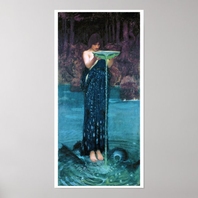 Poster Circe Ciumenta, John William Waterhouse (Frente)