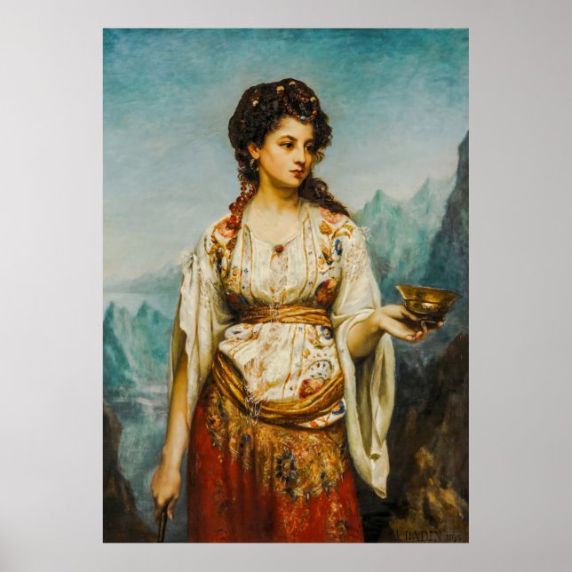 Poster Circe de Jean Jules Bardin (1875) (Frente)