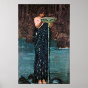 Poster Circe invejosa, 1892 por John William Waterhouse