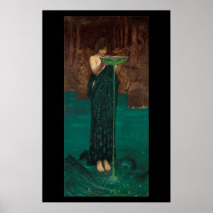 Poster Circe Invidiosa, c. 1892 por John Waterhouse
