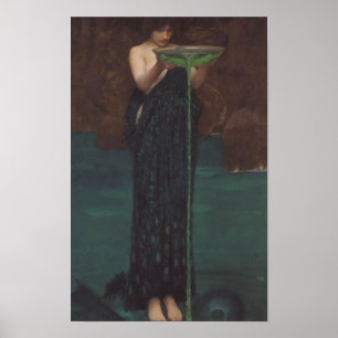 Pôster Circe Invidiosa por John William Waterhouse
