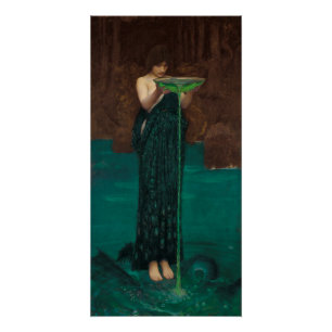Pôster Circe Invidiosa por John William Waterhouse