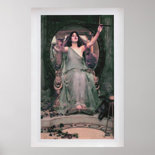 Poster Circe Offering the Cup to Ulysses by John William (Frente)