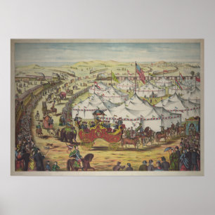 Pôster Circo, 1874