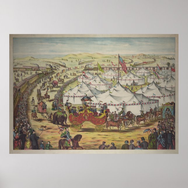 Pôster Circo, 1874 (Frente)