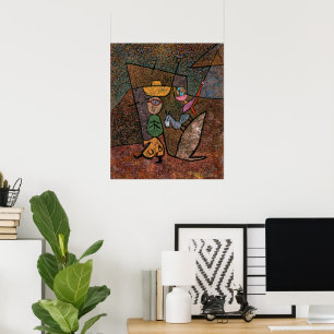 Poster Circo de Viagem por Paul Klee
