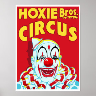 Poster Circo Hoxie Bros.