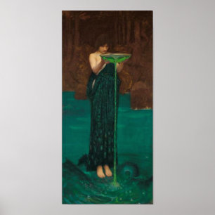 Poster Circo Invidiosa John William Waterhouse