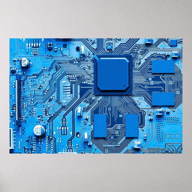 Poster Circuito de fechamento do conselho de circuito ele (Frente)